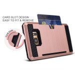 Wholesale Galaxy Note FE / Note Fan Edition / Note 7 Credit Card Armor Case (Rose Gold)